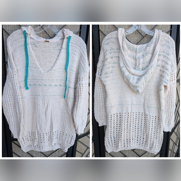 Free People Hooded Sweater Tunic - Picture 4 of 5